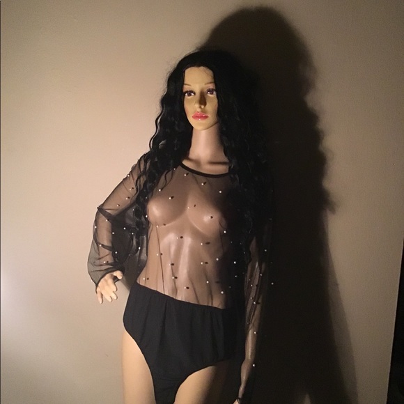 Tops - Pearl lace bodysuit
